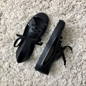 ✨NEW KENZO Jelly Rubber Sneakers 36 6 Black